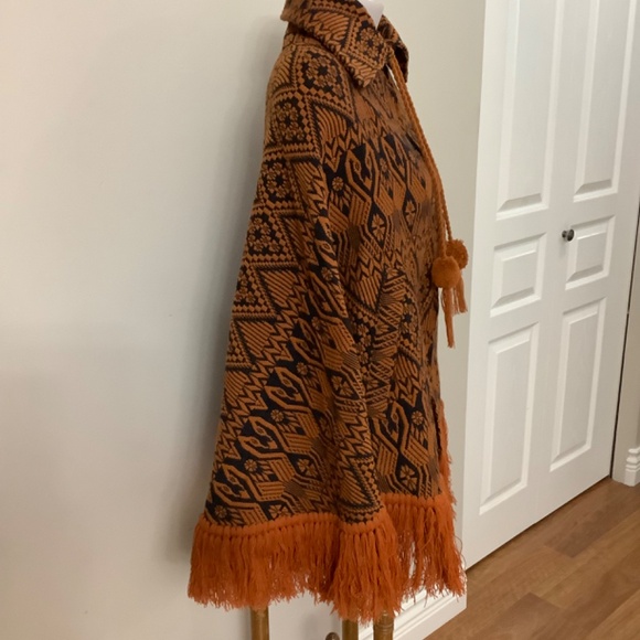 Vintage Cape made in Guatemala excellent condition S/M 34-36 bust - Picture 11 of 11